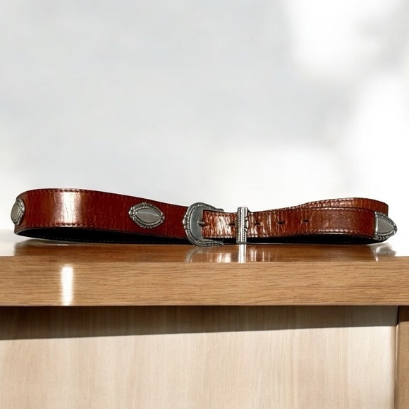 Vintage leather western belt